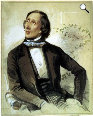 Hans Christian Andersen (Forrás: museumodense.dk)