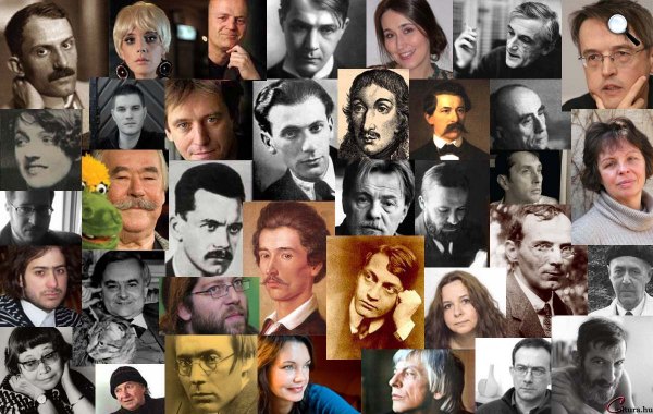 magyar költők (Fotó: PIM, OSZK, Wikipédia, Cultura)