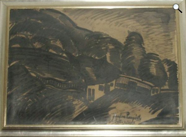 Nemes Lampérth József: Táj (Fotó: MODEM)