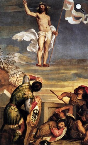 Tiziano, Feltámadás, 1542-44 (Fotó: Web Galery of Art)