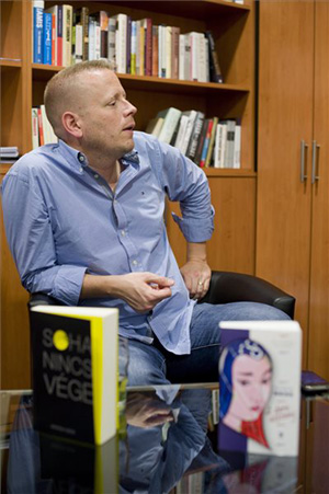 Patrick Ness (Fotó:MTI Fotó: Kallos Bea)