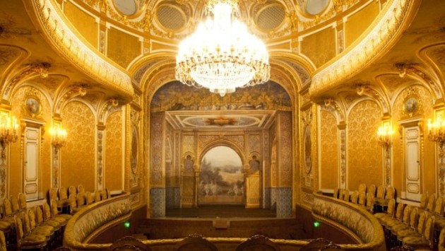 Fontainebleau-i kastély, császári színház, Franciaország, 2014 (Fotó: Wikimédia)