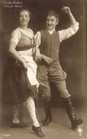 Mágnás Miska, Fedák Sári és Rátkai Márton, 1916 (Fotó: mandarchiv.hu)