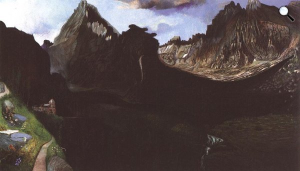 Csontváry Kosztka Tivadar: A Nagy Tarpatak völgye a Tátrában, 1904-05 (Fotó: MNG)