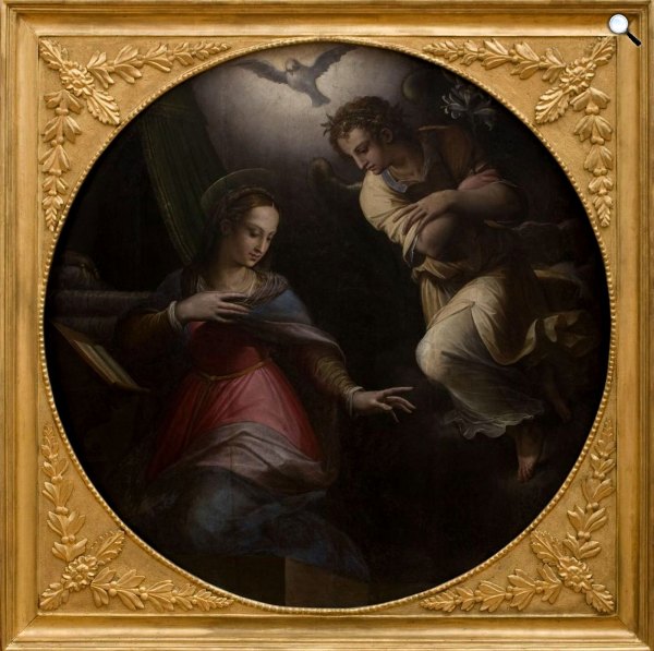 Giorgio Vasari: Angyali üdvözlet (Fotó: Móra Ferenc Múzeum, Szeged)