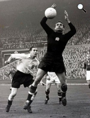 Grosics Gyula, londoni 6-3 meccsen (Fotó: Mandarchív)