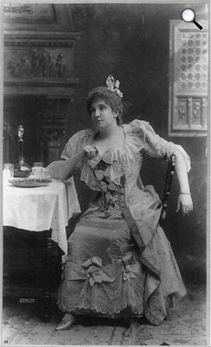 Nellie Melba, 1896 körül (Fotó: Wikimédia)