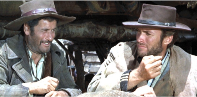 A jó, a rossz és a csúf, Eli Wallach és Clint Eastwood (Fotó: Listal.com)