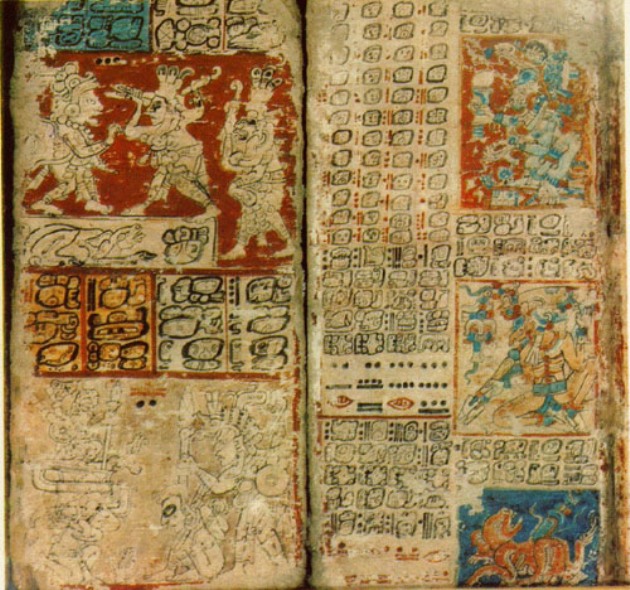 maja szimbólumok, drezdai kódex (Fotó: mayas.net) maja szimbólumok, drezdai kódex (Fotó: mayas.net)