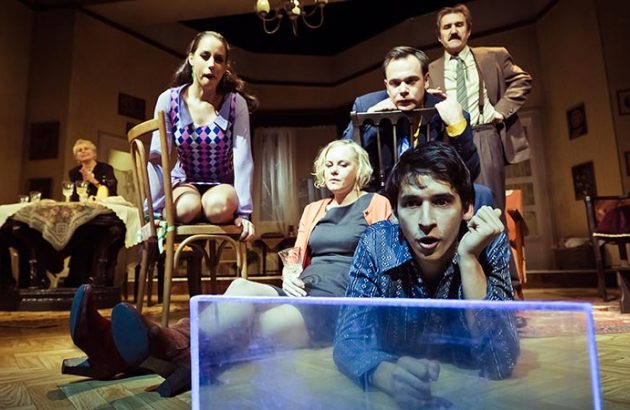 Szakonyi Károly: Adáshiba, Eperjes Károly, Esztergályos Cecília, Trokán Anna(Fotó: Gozsda Zoárd)