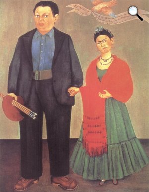 Frida Kahlo: Frieda és Diego, 1931(Fotó: fridakahlo.org)