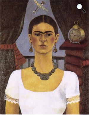 Frida Kahlo: Önarckép - Repül az idő, 1929 (Fotó: fridakahlo.org)