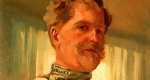 Alfons Mucha: Önarckép, 1907 (Fotó:Wikimédia)