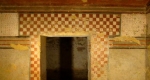 etruszk templom, Tarquinia, Olaszország