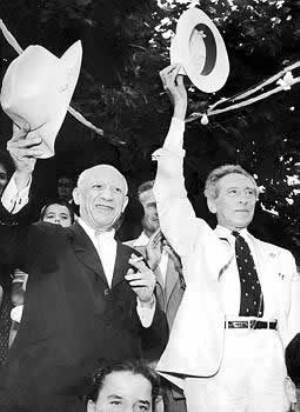 Jean Cocteau, Pablo Picasso (Fotó: Biblio.com)