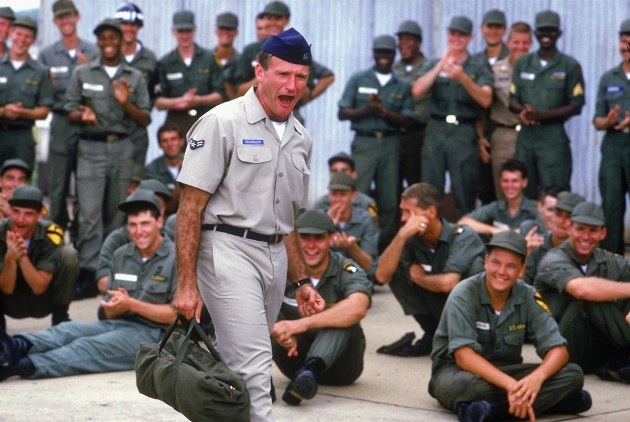 Jó reggelt, Vietnam!, Robin Williams, 1987 (Fotó: Listal.com)
