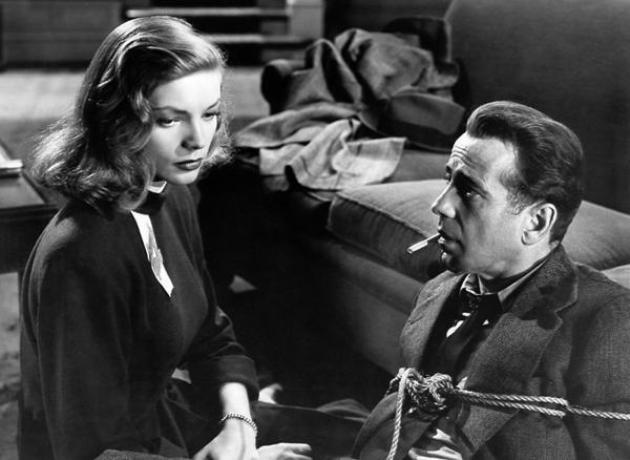 Hosszú álom, Humphrey Bogart és Lauren Bacall, 1946 (Fotó: Listal.com)