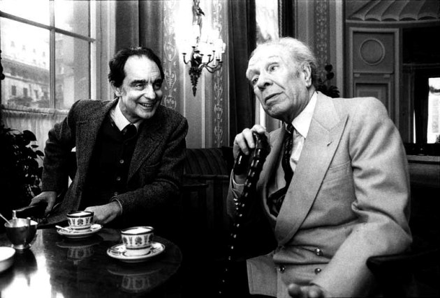 Italo Calvino és Jorge Luis Borges (Fotó: Babelio.com)