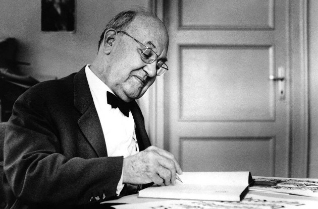 Jan Tschichold tipográfus (Fotó: Siegfried Huth)