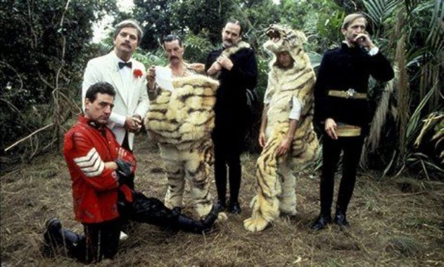 Monty Python: Az élet értelme (Monty Python's The Meaning of Life), Terry Jones, Terry Gilliam, Michael Palin, John Cleese, Eric Idle and Graham Chapman.