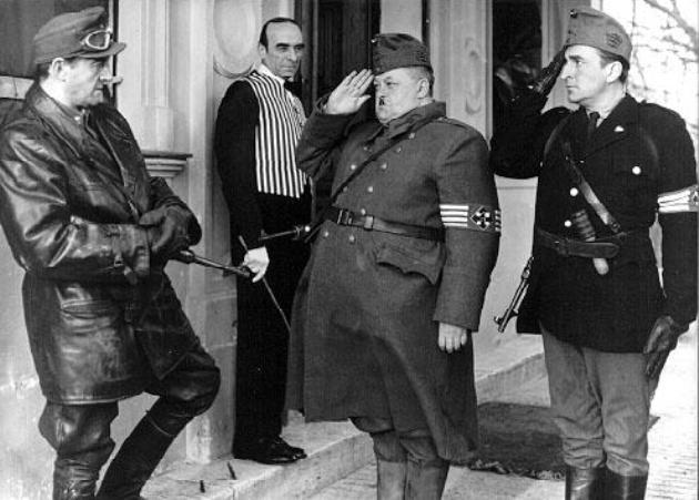 A tizedes meg a többiek, Major Tamás, Raksányi Gellért, Sinkovits Imre és Szendrő József (Fotó: Filkultúra.hu)