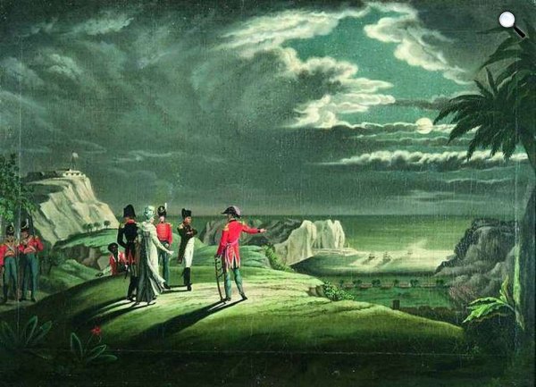 Bonaparte Napóleon Szent-Heléna szigetén (Fotó: Wikimédia)