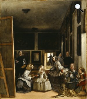 Diego Velázquez:, Udvarhölgyek, Kingstone Lacy (Fotó: Wikimédia)
