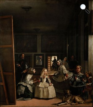Diego Velázquez:, Udvarhölgyek, 1656-1657, Prado (Fotó: Wikimédia)