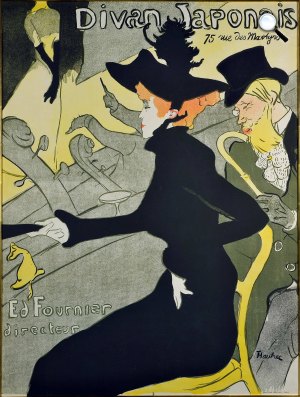 Henri de Toulouse-Lautrec: Divan Japonais (Fotó: Wikimédia)