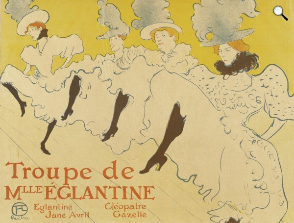 Henri de Toulouse-Lautrec: La troupe de mlle Eglantine (poster) 1895-96 (Fotó: Wikimédia)