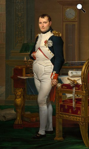 Jacques Louis David: Bonaparte Napóleon, 1812 (Fotó: Wikimédia)