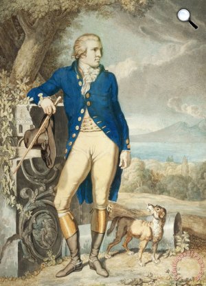 Johann Heinrich Wilhelm Tischbein: Johann Wolfgang von Goethe vidéken (Fotó: Wikimédia)