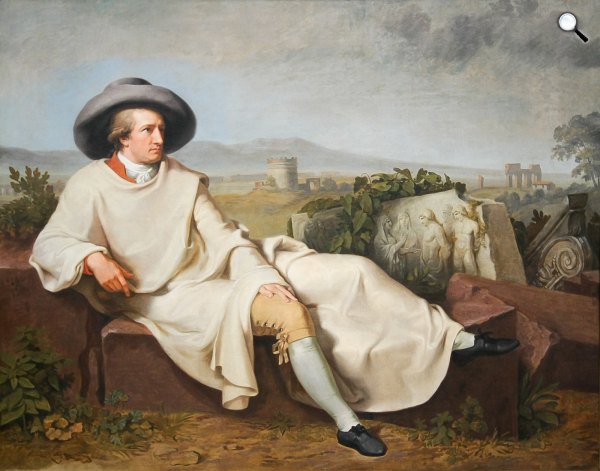 Johann Heinrich Wilhelm Tischbein: Johann Wolfgang von Goethe (Fotó: Wikimédia)