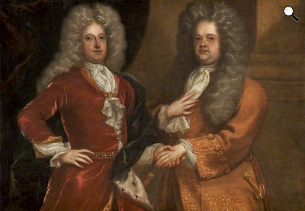 Sir Godfrey Kneller: Sir Joseph és Sir Richard Steele (Fotó: Wikimédia)
