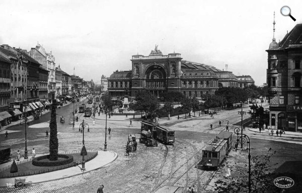 Keleti pályaudvar, Budapest, 1926 (Fotó: Fortepan.hu)