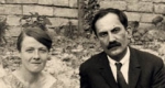 Török Sophie, Ádáz kutya és Babits Mihály, Esztergom, 1928 nyara (Fotó: OSZK)