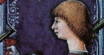 Janus Pannonius, a feltételezések szerint.. Vitéz László: Plautus-kódex, Ferrara, c.1465 (Fotó: Wikimédia)
