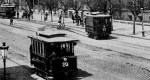 Villamos a Nyugati pályaudvarnál, Budapest, 19-század vége (Fotó: Wikipédia)