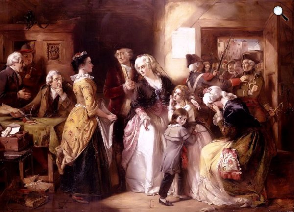 Thomas Falcon Marshall: A királyi család letartóztatása Varennes-ben, 1791 (Fotó: Wikipédia)