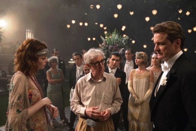 Magic in the Moonlight: Woody Allen, Emma Stone, Colin Firth (Fotó: Colider.com)