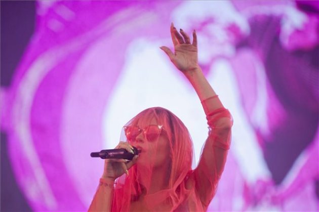 Sziget, Lily Allen (MTI Fotó: Marjai János)