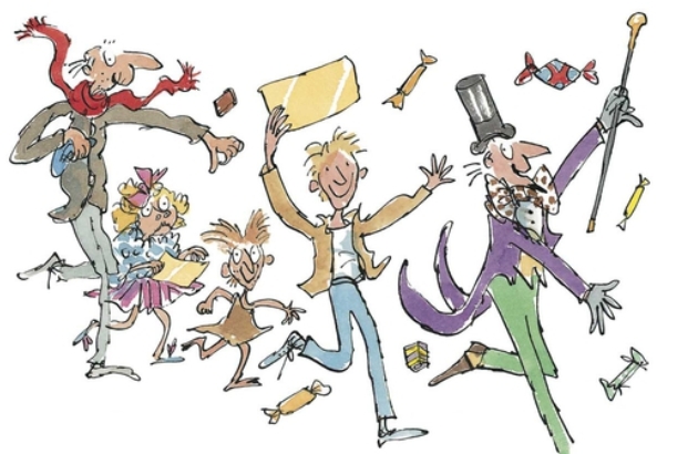Roald Dahl: Charlie and the Chocolate Factory, 1964, illusztrációja (Fotó: roalddahl,com)