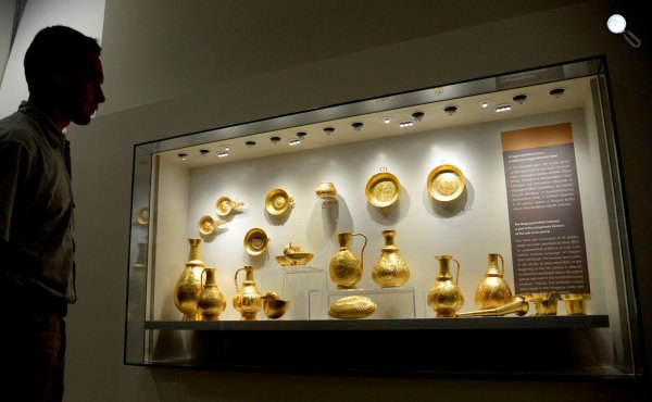 Nemzeti Múzeum megújult 9-10. századi állandó kiállítása (MTI Fotó: Kovács Tamás)