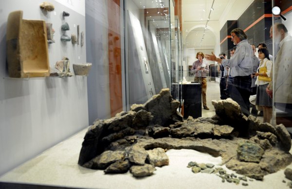 Nemzeti Múzeum megújult 9-10. századi állandó kiállítása (MTI Fotó: Kovács Tamás)