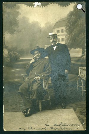 Ady Endre képeslapja Machlup Henrikénak, 1913 (Fotó: PIM)