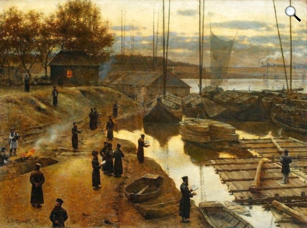 Aleksander Gierymski: Rosh Hashanah, 1884 (Fotó: Wikimédia)