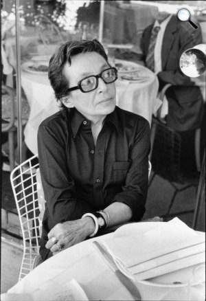 Marguerite Duras, Cannes, 1975 (Fotó: Eliasbeth Lennard)