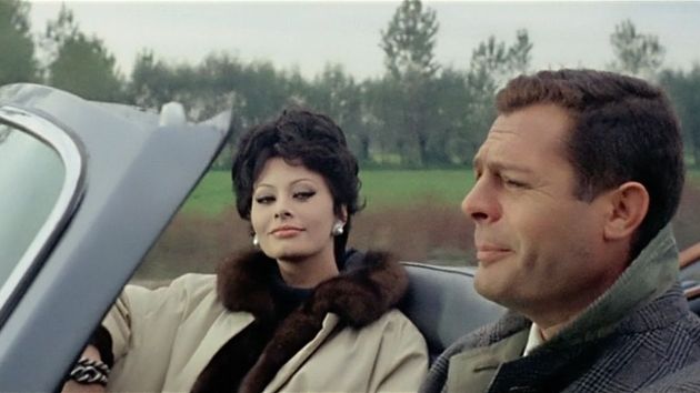 Tegnap, ma holnap, Sophia és Marcello Mastroianni, 1963 (Fotó: Listal.com)