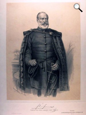 Flór Ferenc orvos, szakíró, Marastoni József litográfiája, 1871 (Fotó: Wikipédia)