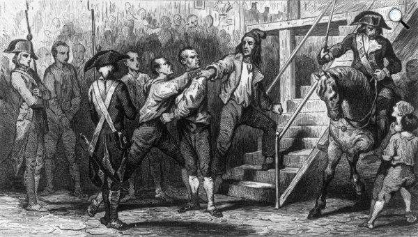 Georges Jacques Danton a guillotine felé, Párizs (Fotó: Wikimédia)